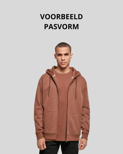 Brushed Zip Hoodie - Kleding Masters