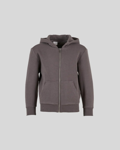 Kids Fluffy Zip Hoody Sample - Kleding Masters